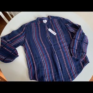 Sundry navy blouse with tags.